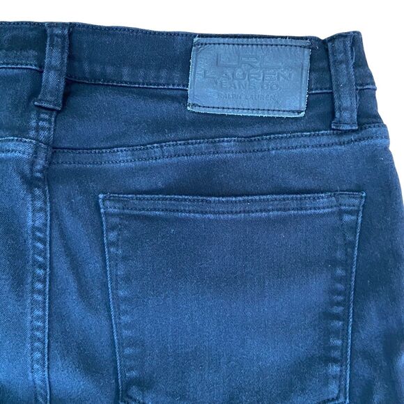 LRL Lauren Jeans Co Ralph Lauren Classic Straight Black Jeans Women’s Size 6 - Picture 6 of 10